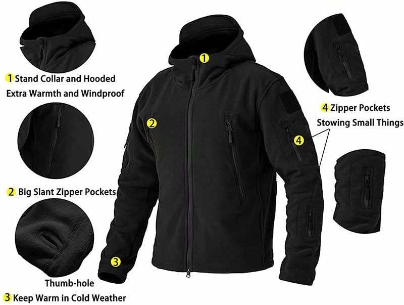 Men's Outdoor Fleece Jacket Comfortable