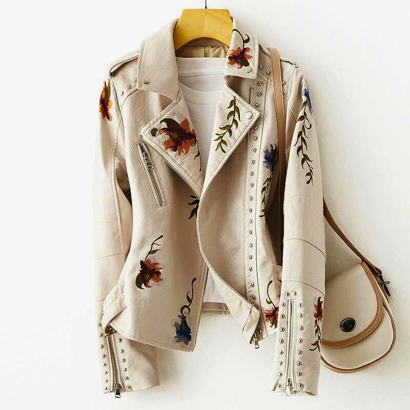 Vanya™ - Unique Edgy Leather Jacket