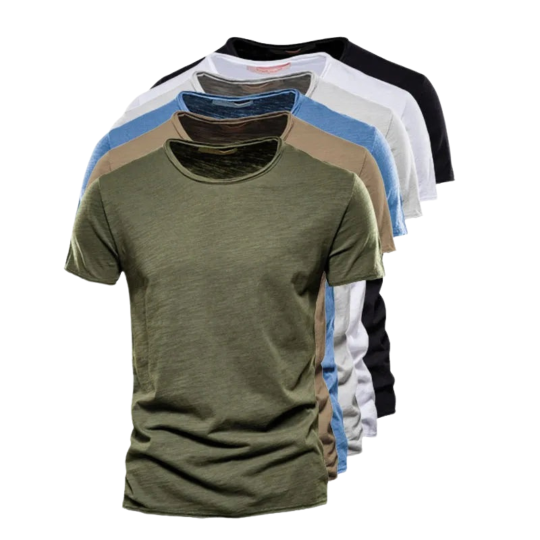 Gabriel | Stilfuld T-shirt med rund hals