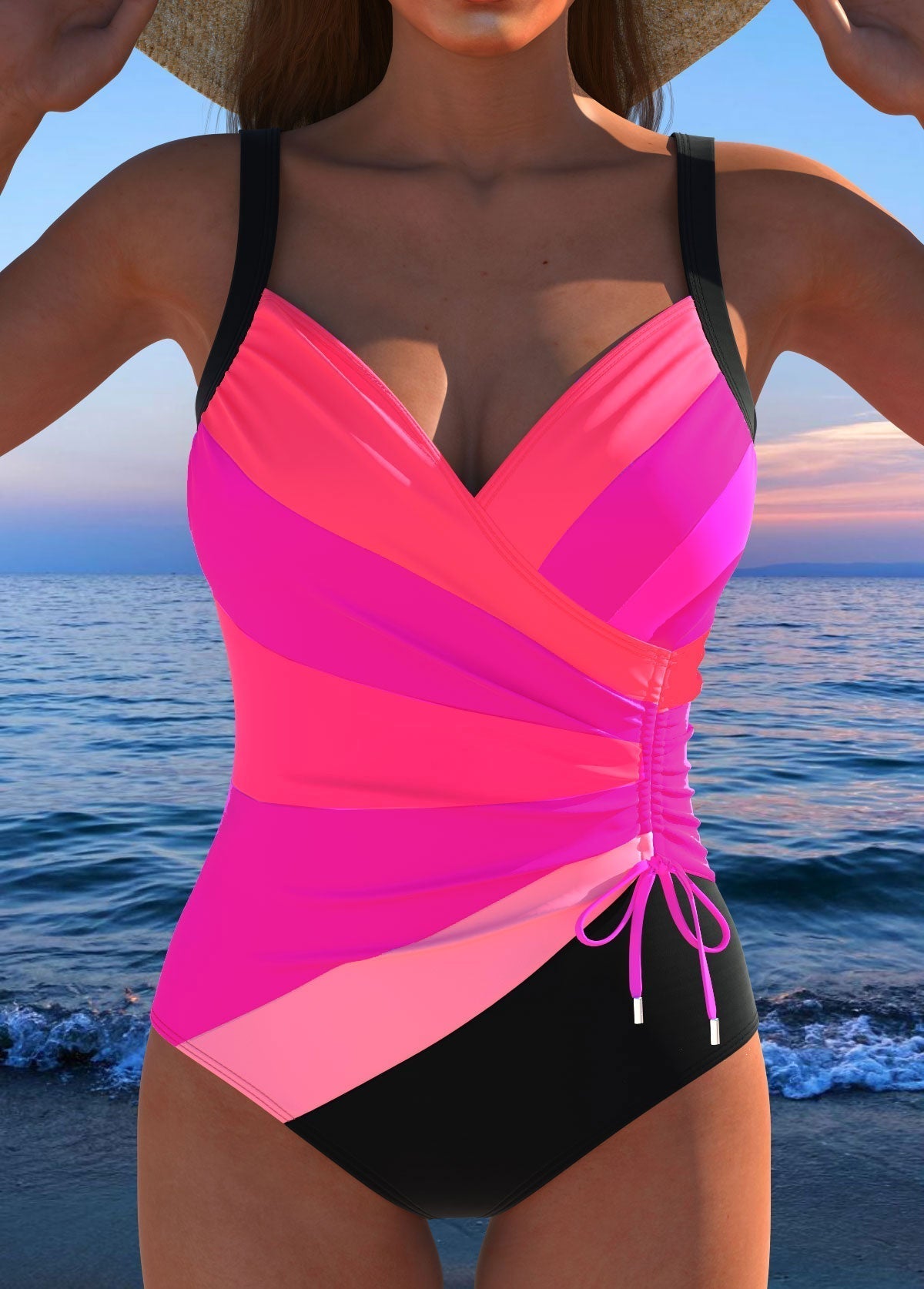 Dakota | Flattering One-Piece Swimsuit with Colourful Print