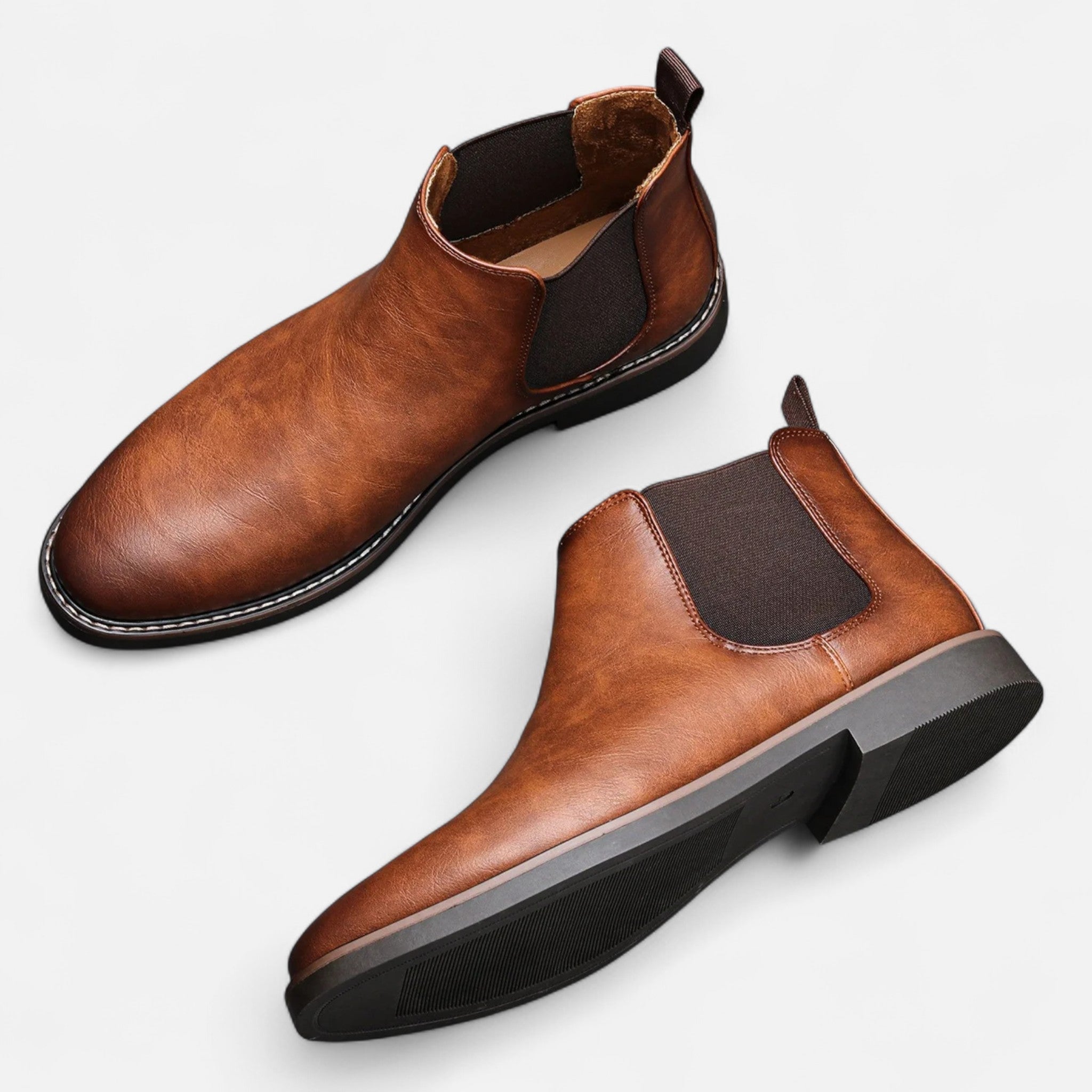 Men's Leather Chelsea Boots Elegant
