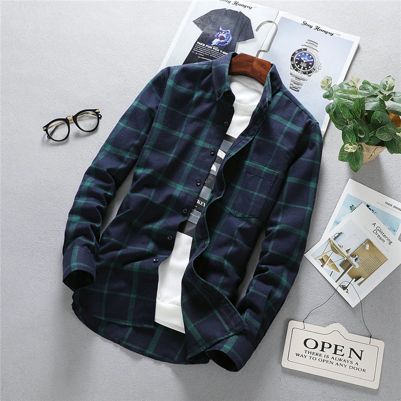 Men's Long Sleeve Oxford Shirt