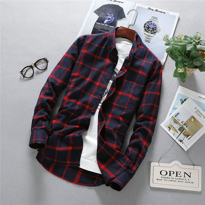 Men's Long Sleeve Oxford Shirt