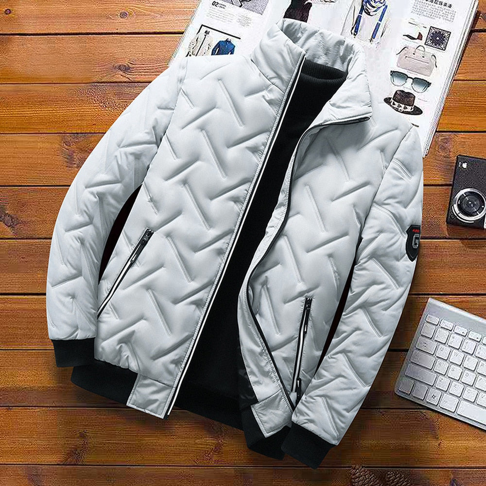 Men's Bomber Winter Jacket Warm