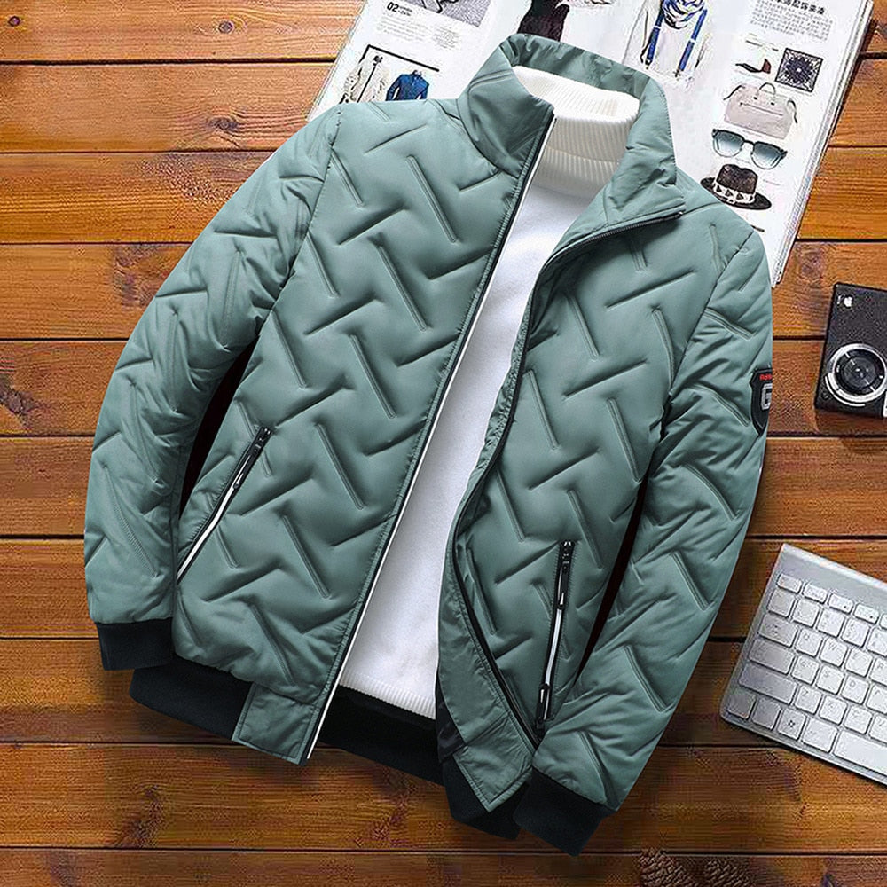 Men's Bomber Winter Jacket Warm