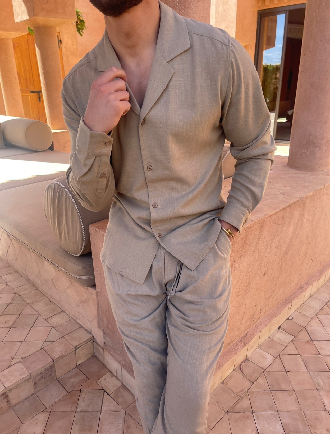 Frederick | Minimalist Relaxed Linen Set