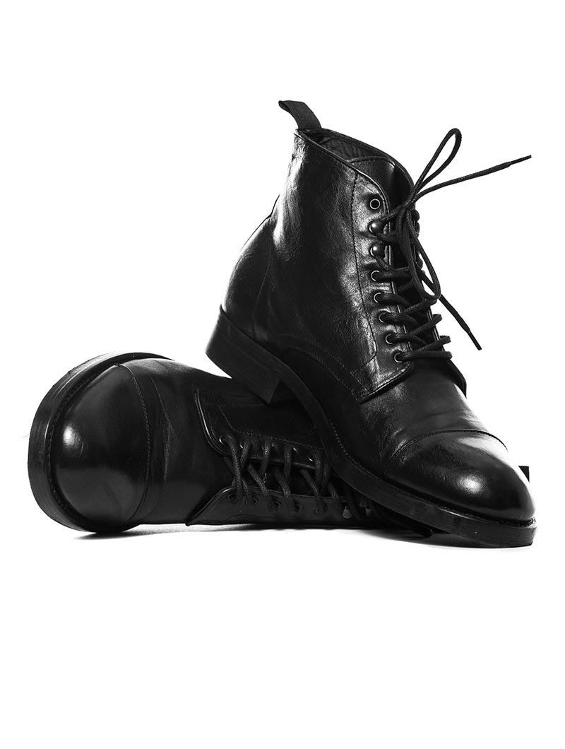 Men's Leather Ankle Boots Classic Stylish