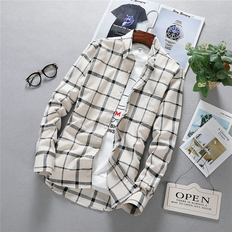Men's Long Sleeve Oxford Shirt