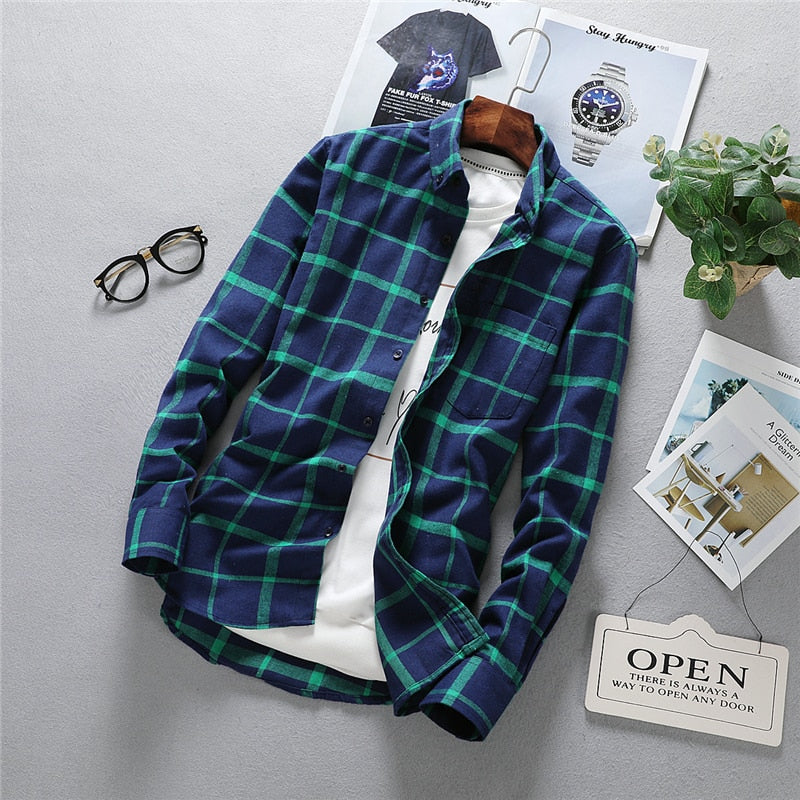 Men's Long Sleeve Oxford Shirt