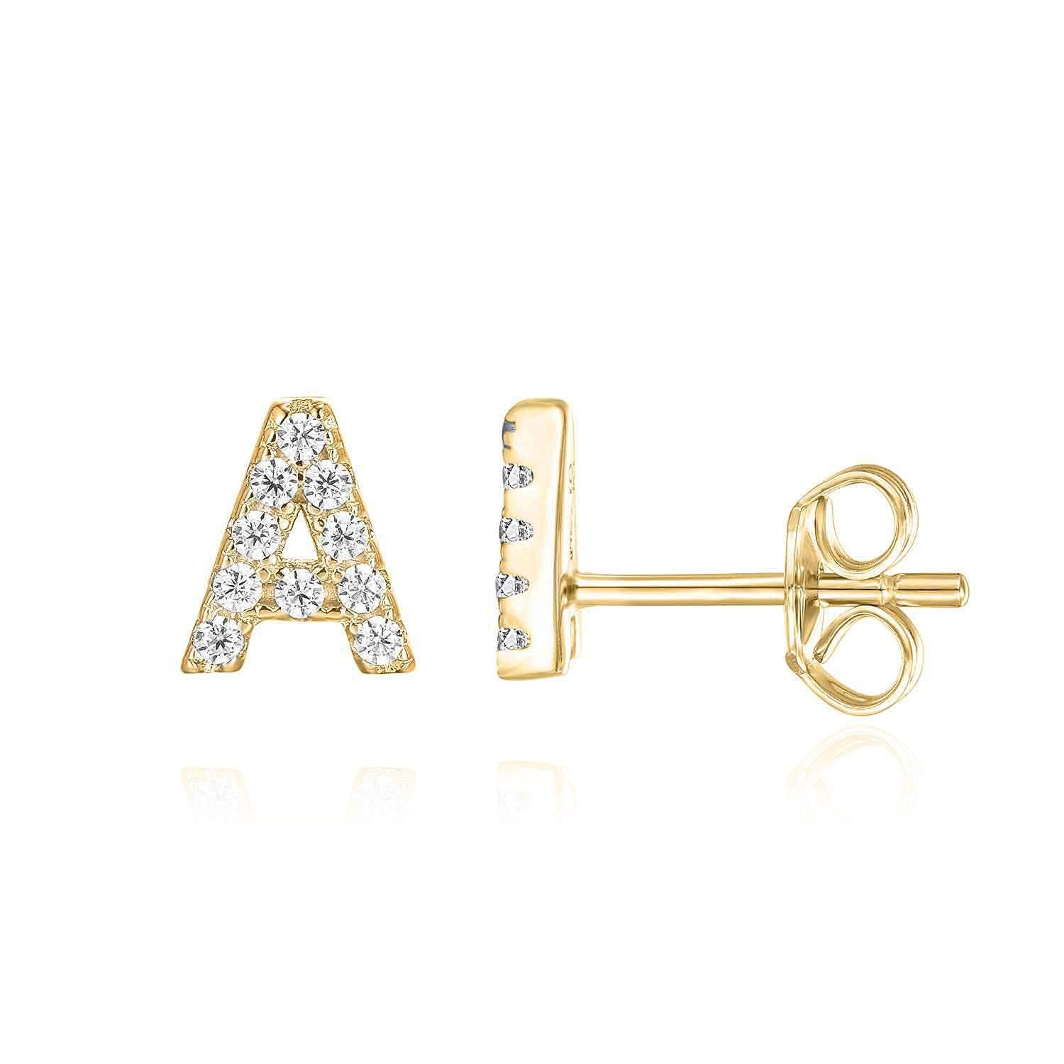 Elise™ - Initial Earrings