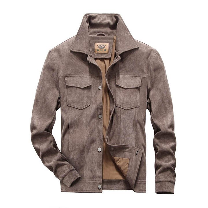 Men's Suede Casual Elegant Jacket