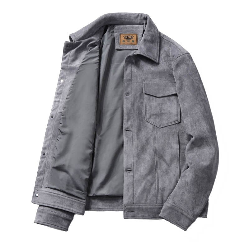 Men's Suede Casual Elegant Jacket