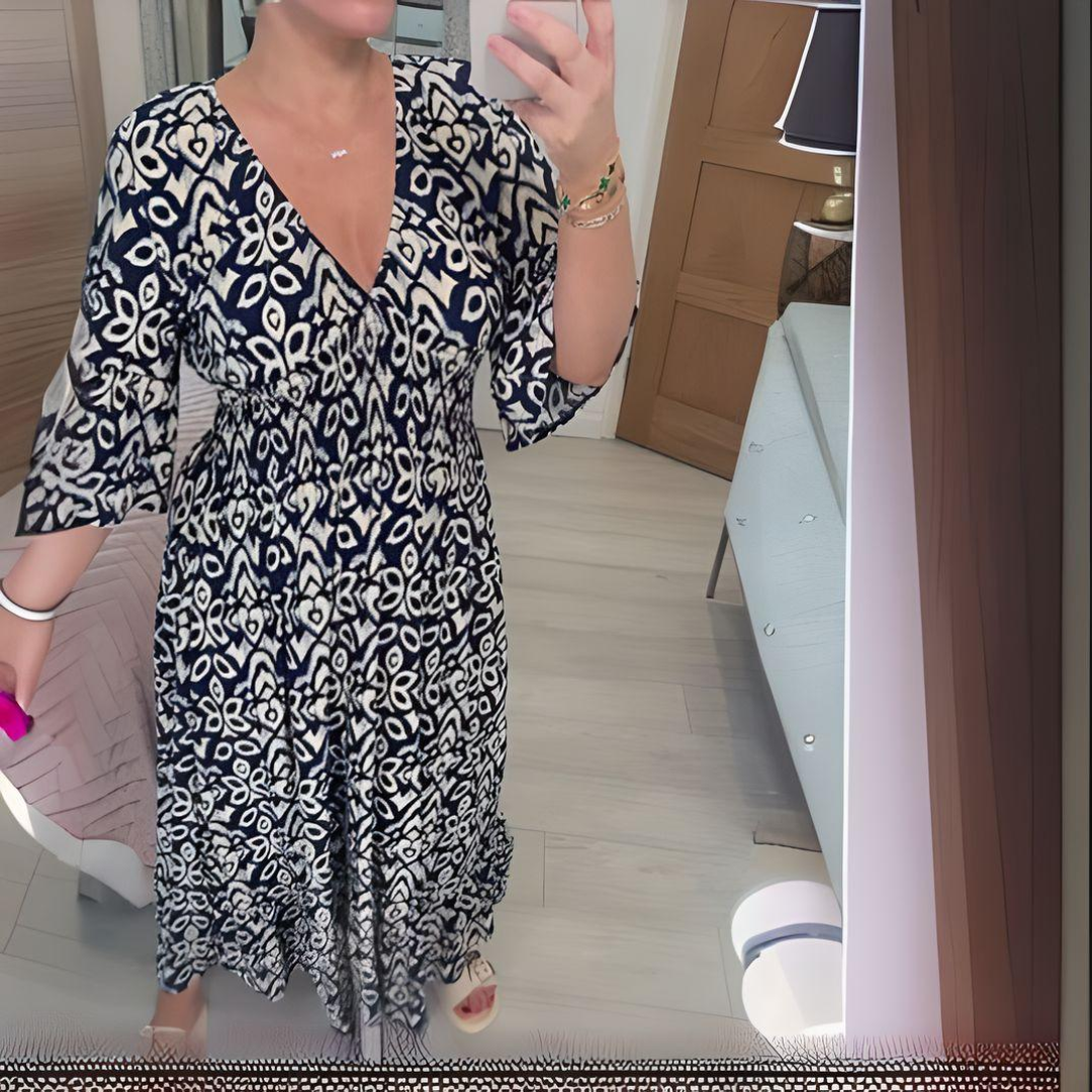 Luna™ - Boho Printed Dress